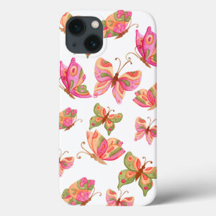 'Whimsical Colorful Butterfly'-Muster iPhone 13 Case-Mate iPhone Hülle