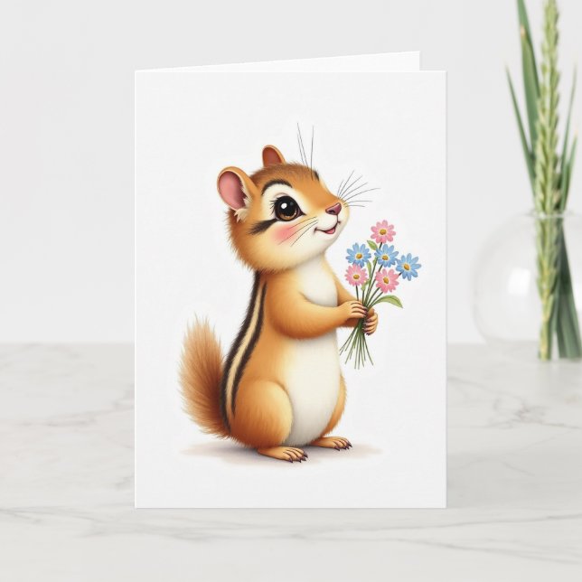 Whimsical Critter Muttertagskarte Karte (Vorderseite)