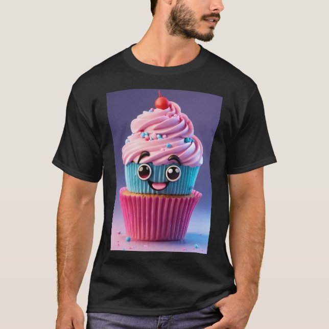 Whimsical Cupcake Wings T-Shirt (Vorderseite)
