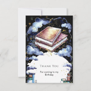Whimsical Custom Magic Storybook Geburtstag Dankeskarte