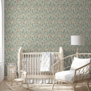 Whimsical Daisy Blume zeigen die Dekoration des gr Tapete