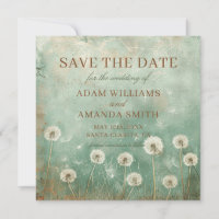 Whimsical Dandelion Blume Hochzeit