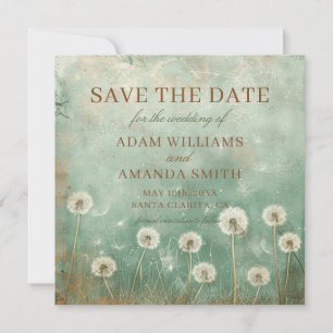 Whimsical Dandelion Blume Hochzeit Save The Date