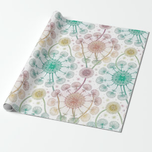 Whimsical Dandelion Breeze - Pastel Botanical Geschenkpapier