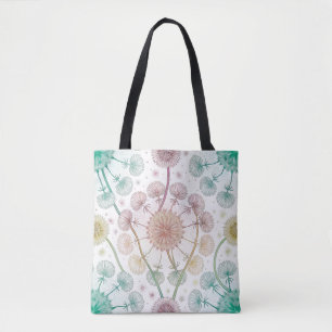 Whimsical Dandelion Breeze - Pastel Botanical Tasche