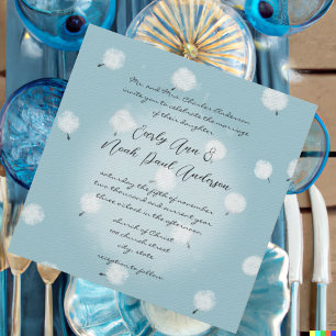 Whimsical Dandelion Wedding Einladung