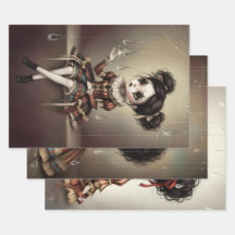 Whimsical Dark Circus Doll