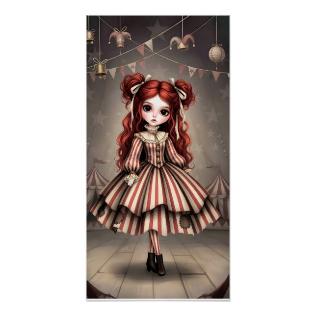Whimsical Dark Circus Doll Poster (Vorderseite)