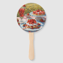 Whimsical decadent Strawberry Shortcake party Fächer
