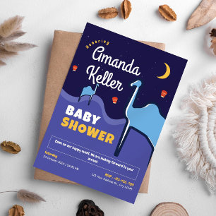 Whimsical Desert Night Baby Dusche Einladung