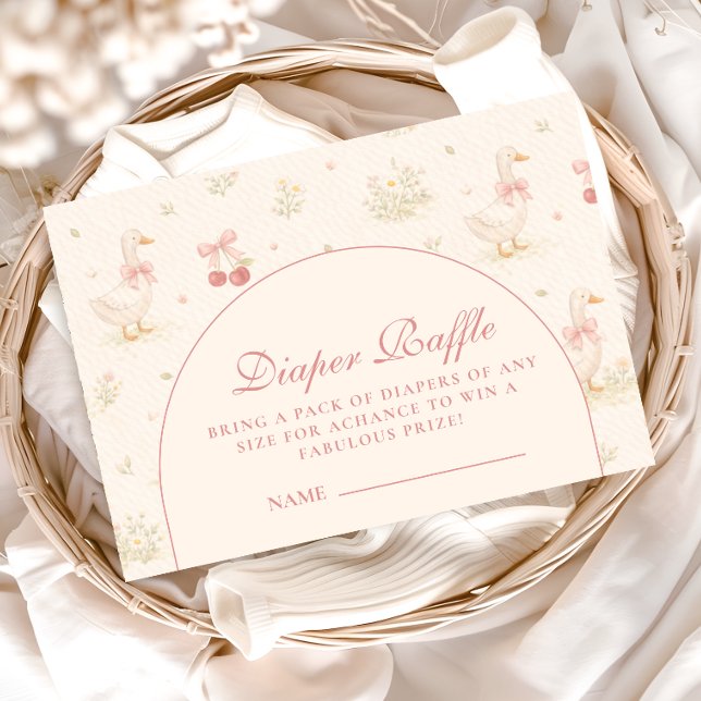 Whimsical Dinosaur Diapper Raffle Begleitkarte (Von Creator hochgeladen)