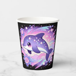 Whimsical Dolphin Baby Dusche Pappbecher