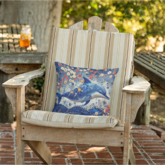 Whimsical Dolphin Kissen