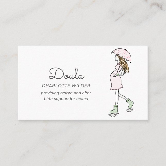Whimsical Doula Carte de visite (Devant)