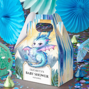 Whimsical Dragon Baby Dusche Geschenkschachtel