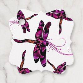 Whimsical Dragonflies Geschenkanhänger