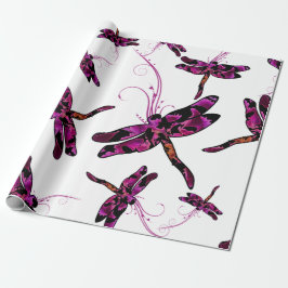 Whimsical Dragonflies Geschenkpapier
