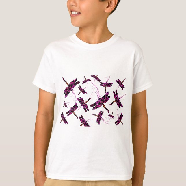 Whimsical Dragonflies T-Shirt (Vorderseite)