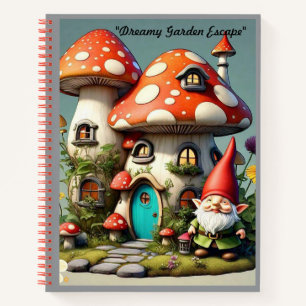 "Whimsical Dream Garden" Notizbuch