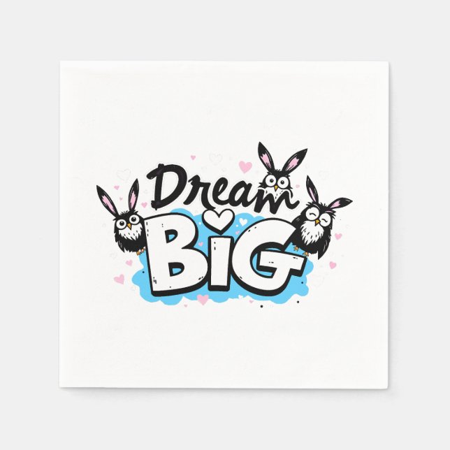 Whimsical Dreamers Serviette (Vorderseite)