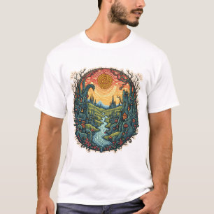 "Whimsical Dreamscape Kingdom" - Magische Fantasie T-Shirt