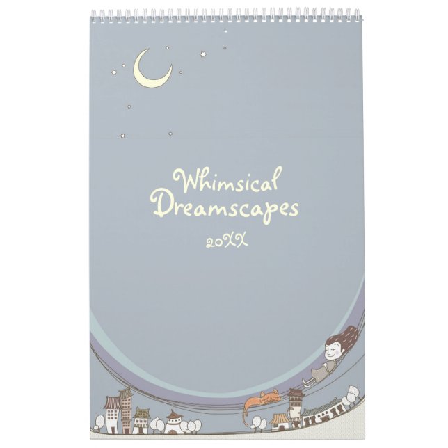 Whimsical Dreamscapes Kalender (Titelbild)