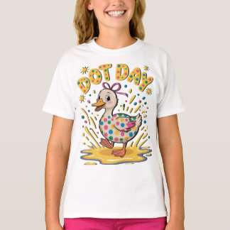 Whimsical Duck Dot Day Kinder-T-Shirt – Spielerei T-Shirt