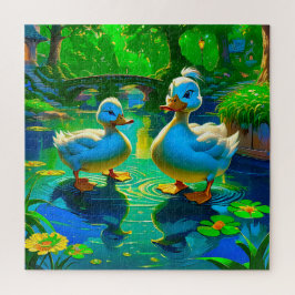 Whimsical Duck Pond