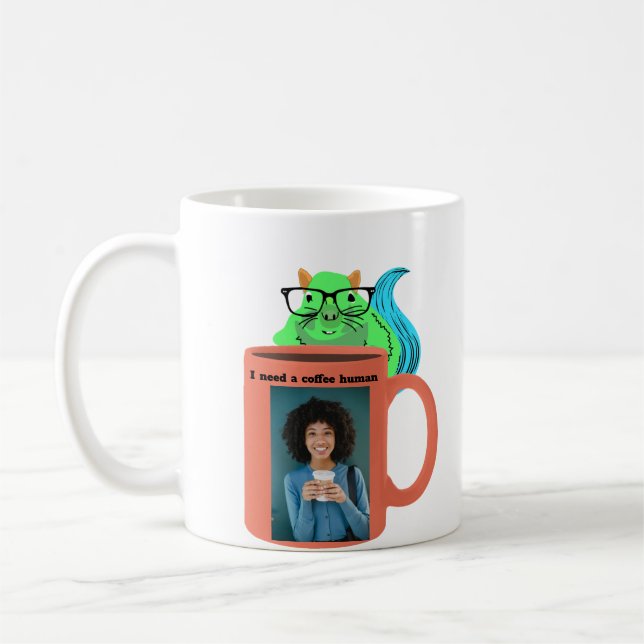 Whimsical Eichhörnchen Thema Kaffee Tasse (Links)
