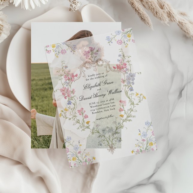 Whimsical Elegant Rococo Floral Crest Wedding (Von Creator hochgeladen)
