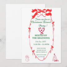 Whimsical Elegante Weihnachtsdusche Party