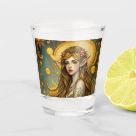 Whimsical Elf Girl Schnapsglas