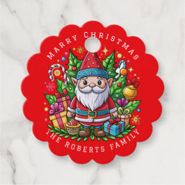 Whimsical Elf Holiday Party Geschenkanhänger
