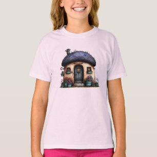 Whimsical Enchanted Feenhaus Kunst T-Shirt