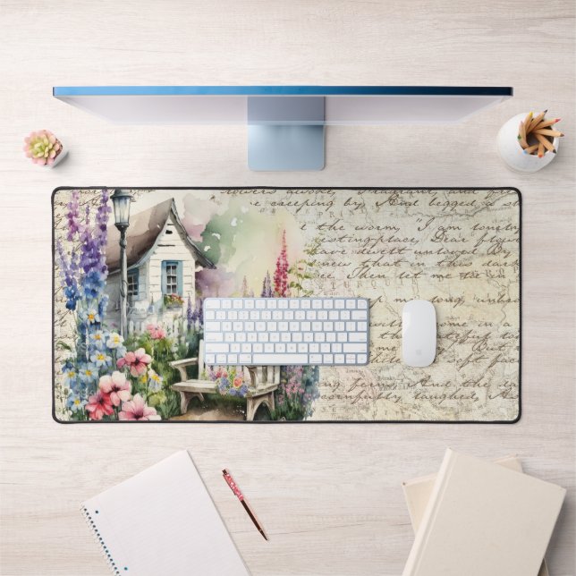 Whimsical English Cottage Fairytale Flower Garden (Bureau 1)
