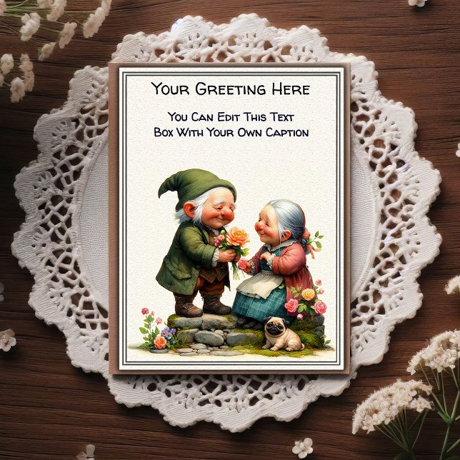 Whimsical Everyday Sentiment Storybook Art   Postkarte (Von Creator hochgeladen)