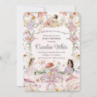 Whimsical Fairies Kinderdusche Blume Wiesen Garten