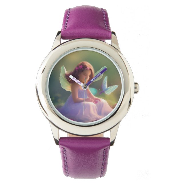 Whimsical Fairy Armbanduhr (Vorderseite)