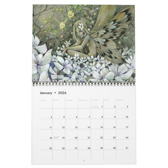 Whimsical Fairy Art Kalender 2015 (Jan 2026)