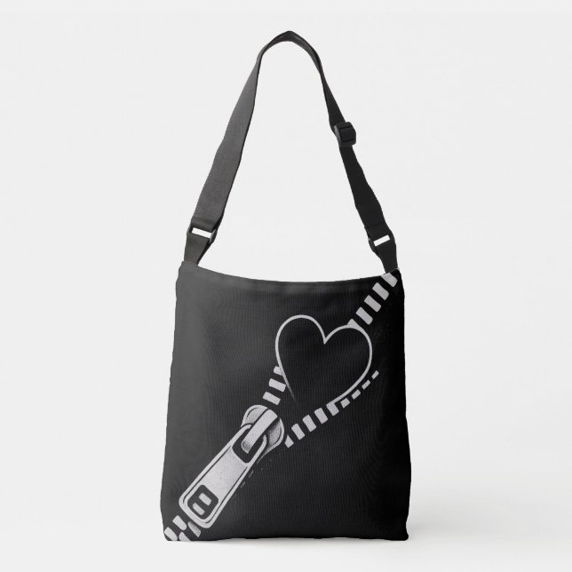 Whimsical Fairy Art ZIP Collection Tragetaschen Mit Langen Trägern (Vorderseite)