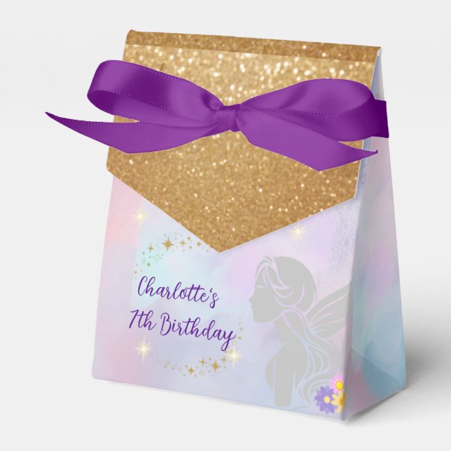 Whimsical Fairy Gastgeschenk Box für ein Mädchen Geschenkschachtel (Vorderseite)