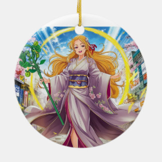 Whimsical Fairy Ornament Eine Touch der Magie für