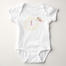 Whimsical Fairy Princess Girl 1. Geburtstag Party Baby Strampler