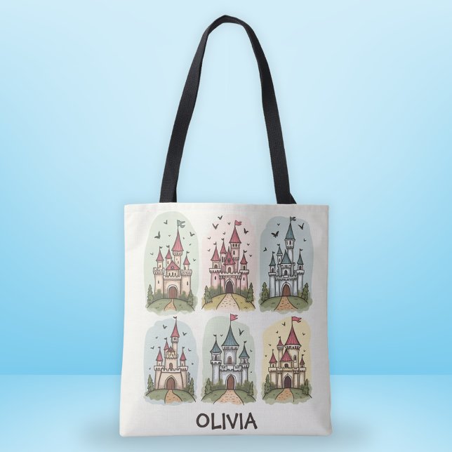 Whimsical Fairy Tale Burgen von Bellinzona Tasche (Von Creator hochgeladen)