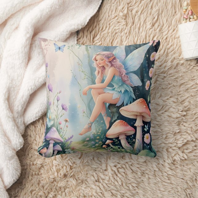 Whimsical Fairy Throw Kissen (Decke)