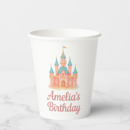 Whimsical Fairytale Princess Castle Pappbecher