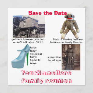 Whimsical Family Wiedersehen Save The Date