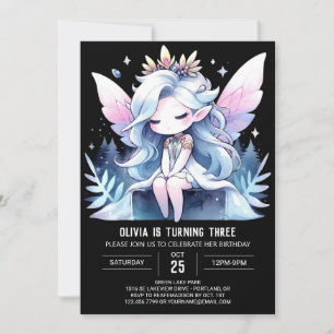 Whimsical Fantasy Fairy Geburtstag Einladung