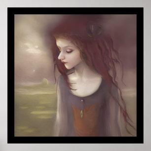 Whimsical Fantasy Little Fairy Poster