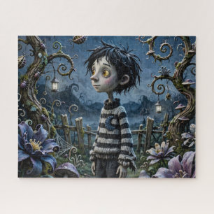 Whimsical Fantasy Puzzle Süßer dunkler Wald